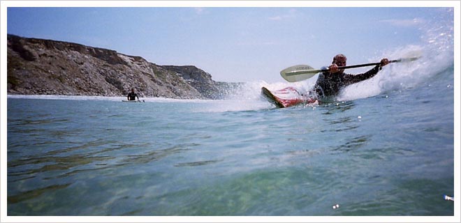 BCU 3 Star Surf Kayak Award picture
